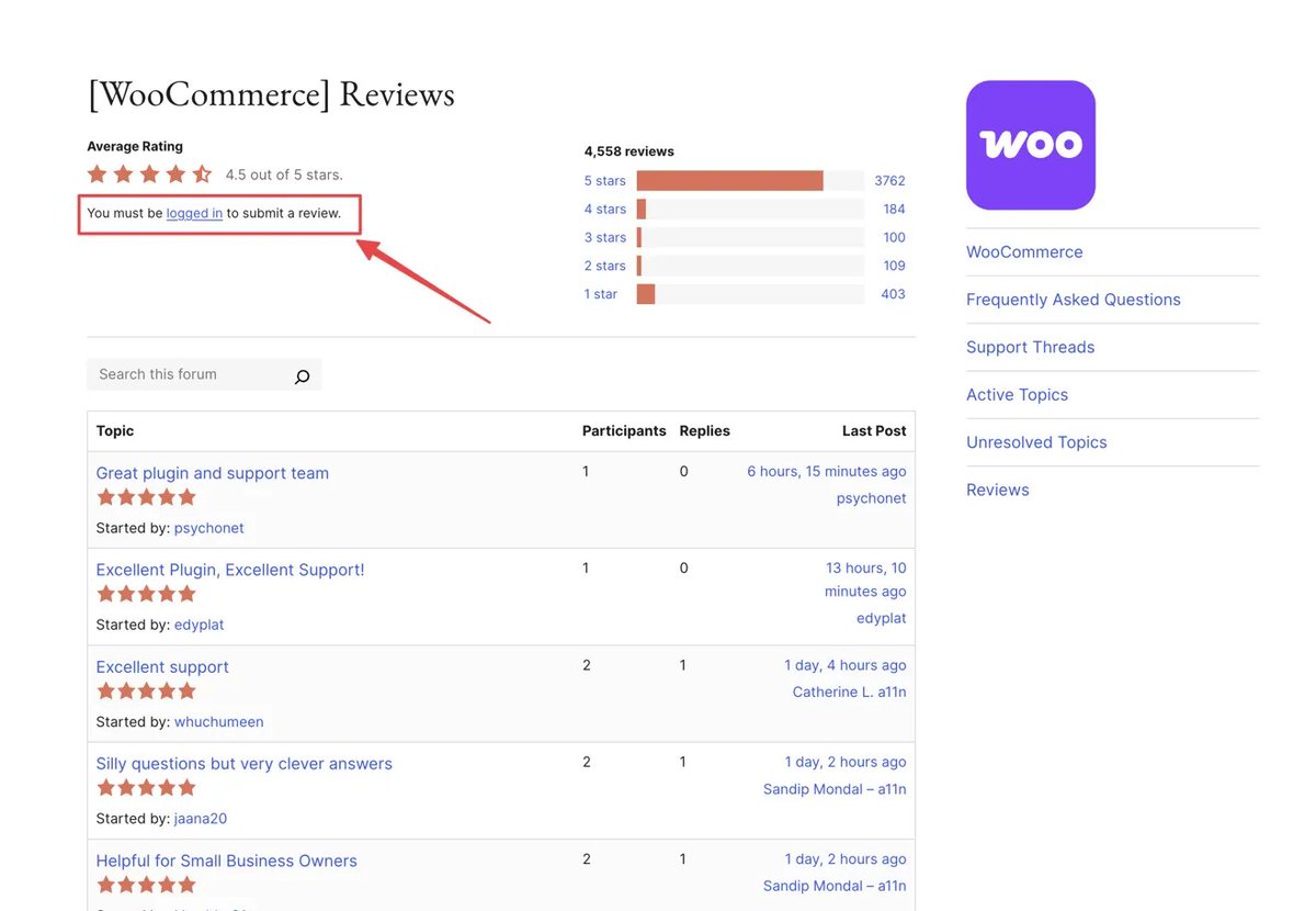 jamesckemp's tweet image. It'd be much better if we could link to a review form like this on dotorg, which prompts you to log in or sign up after you've populated the review. Right now if you click a link to leave a product review and you're not logged in, there's no form and a *tiny* message saying you…