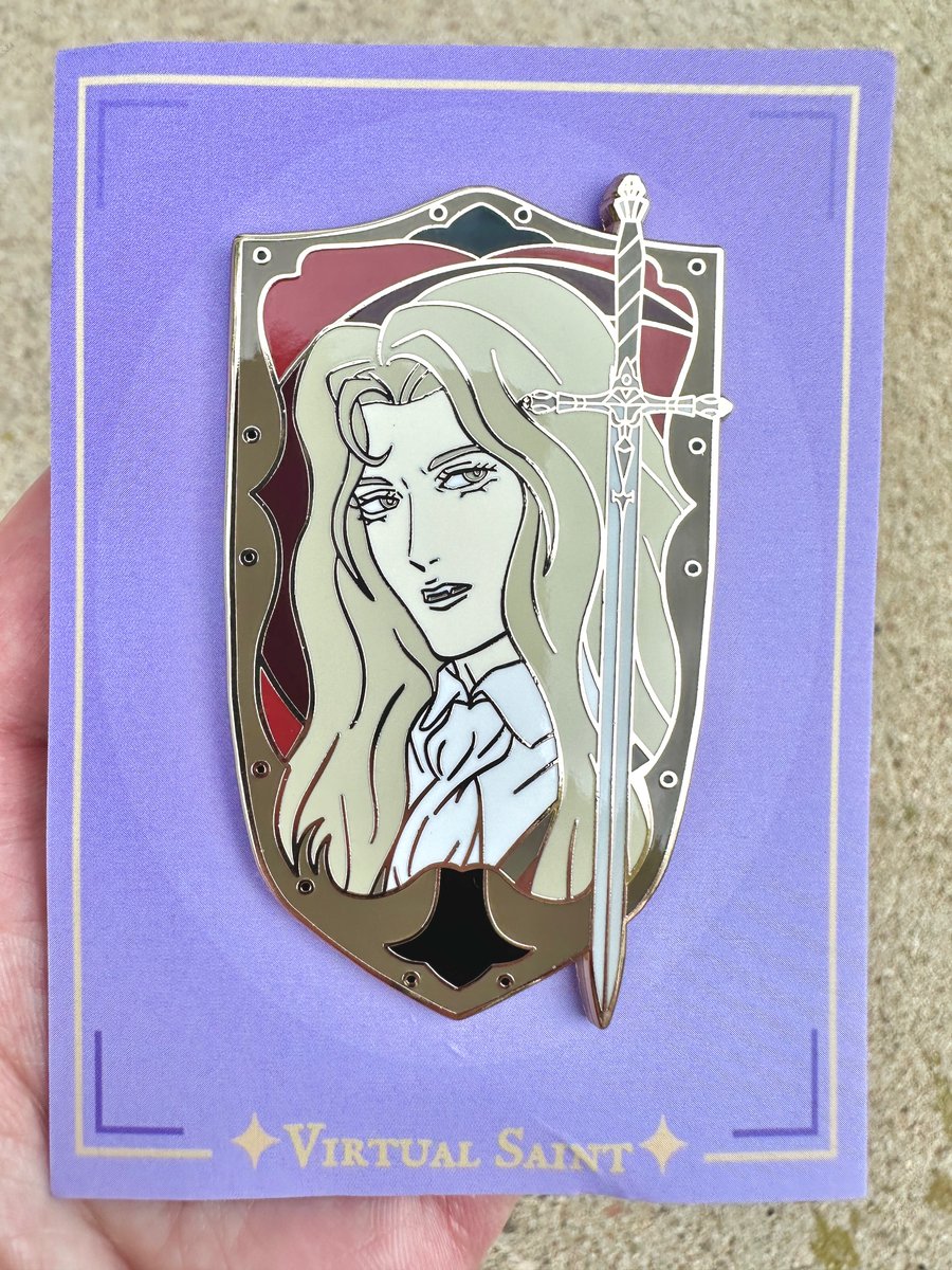 virtualsaintart's tweet image. Alucard enamel pin is now available 🦇
etsy.com/listing/430784…
#alucard #alucardpin #castlevania #castlevaniafanart #dracula #vampire
