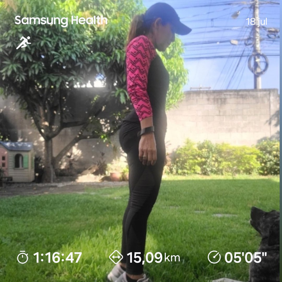 Cada kilómetros es una victoria personal..love running...feliz y bendecido viernes queridos amigos. ❤️
