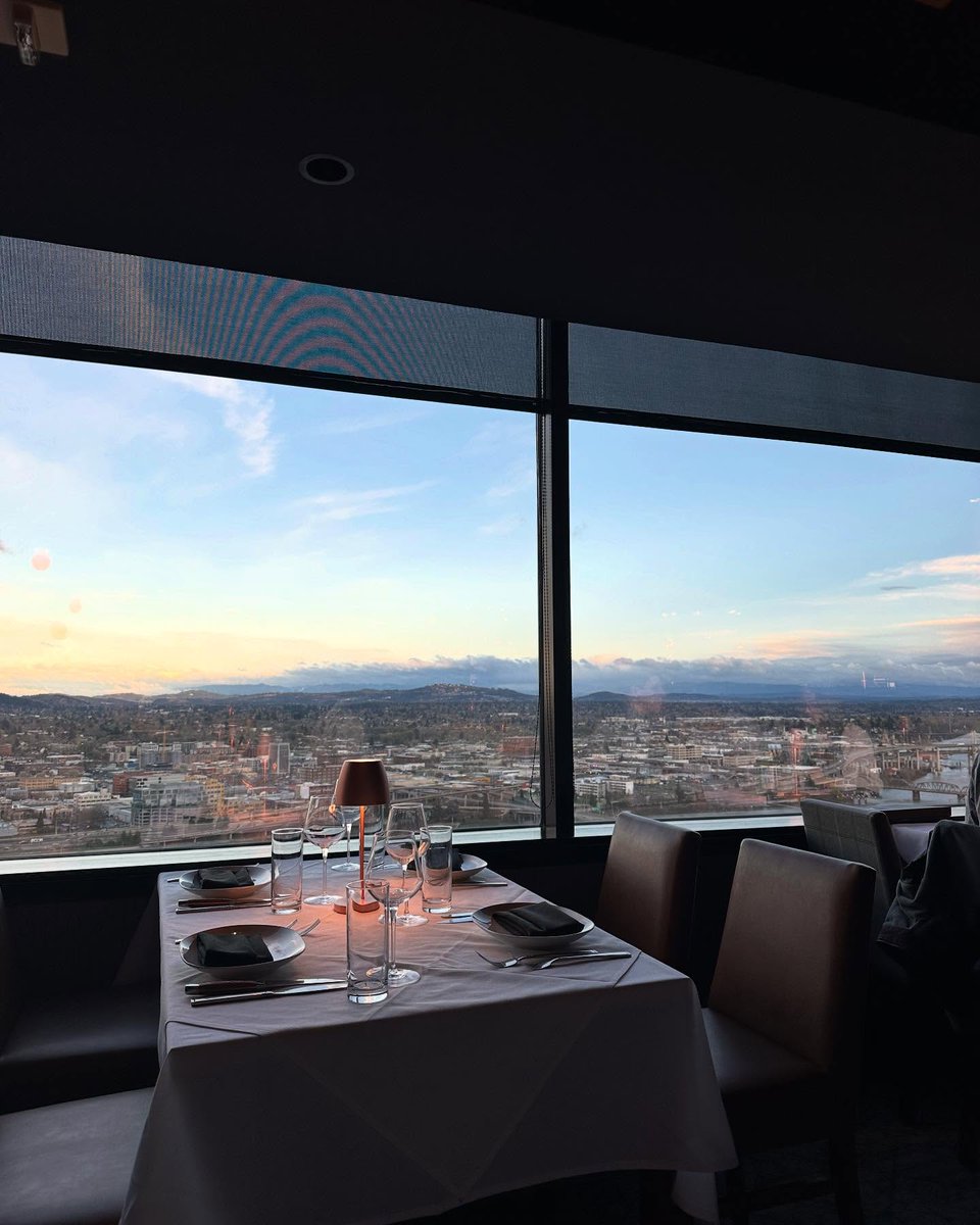 Your window table with a view is ready. 🍽️