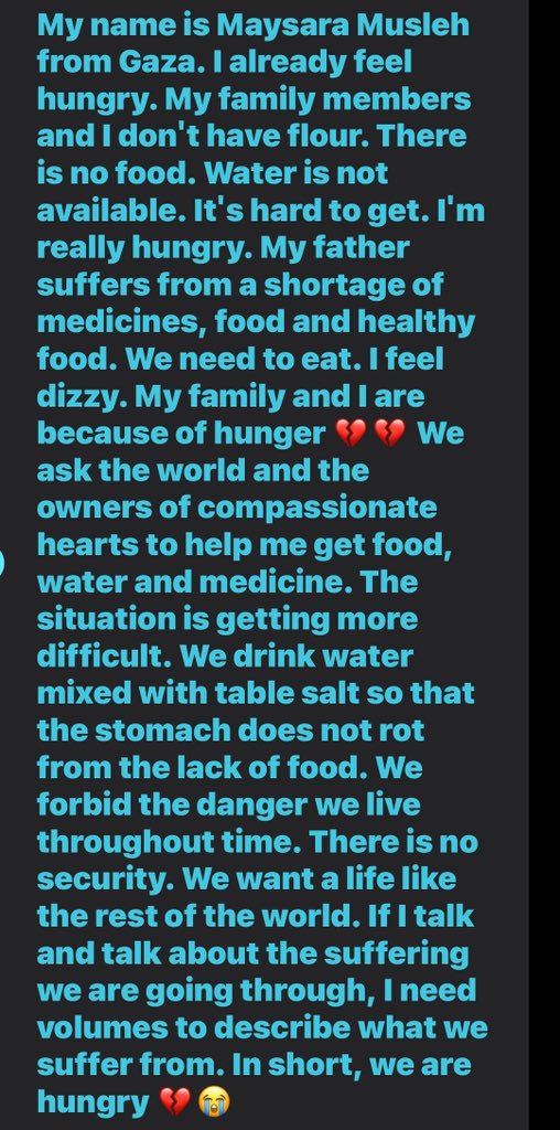 MuslehMay43064's tweet image. I’m so hungry 😔
If you see this reply with a dot.
Dear reader of my tweet, I hope to read the article inside the picture and share it as much as possible
gofund.me/52f7f9d6