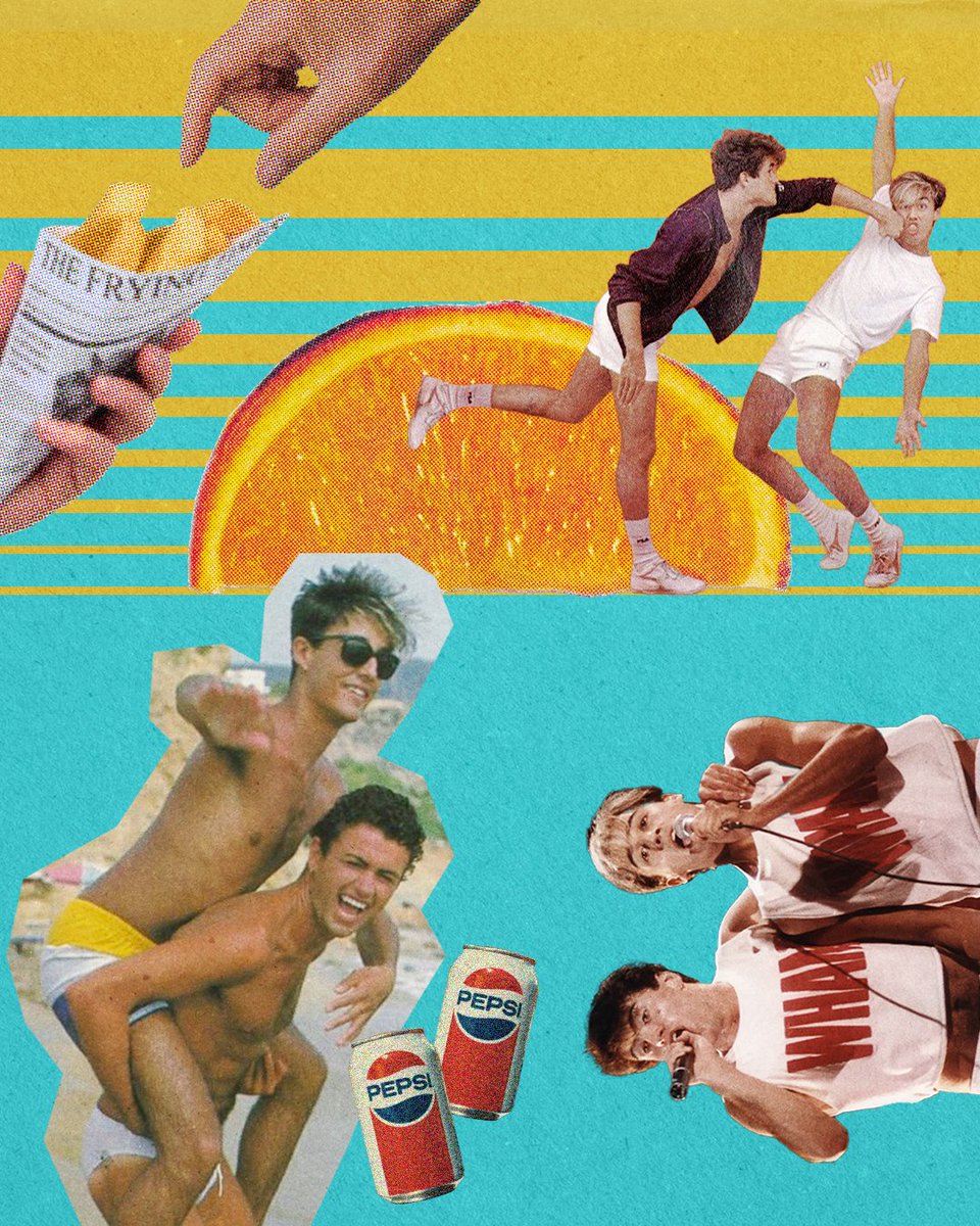 WhamOfficial_'s tweet image. Summer the WHAM! way: Sun, style, and a soundtrack that never gets old ☀️⛱️