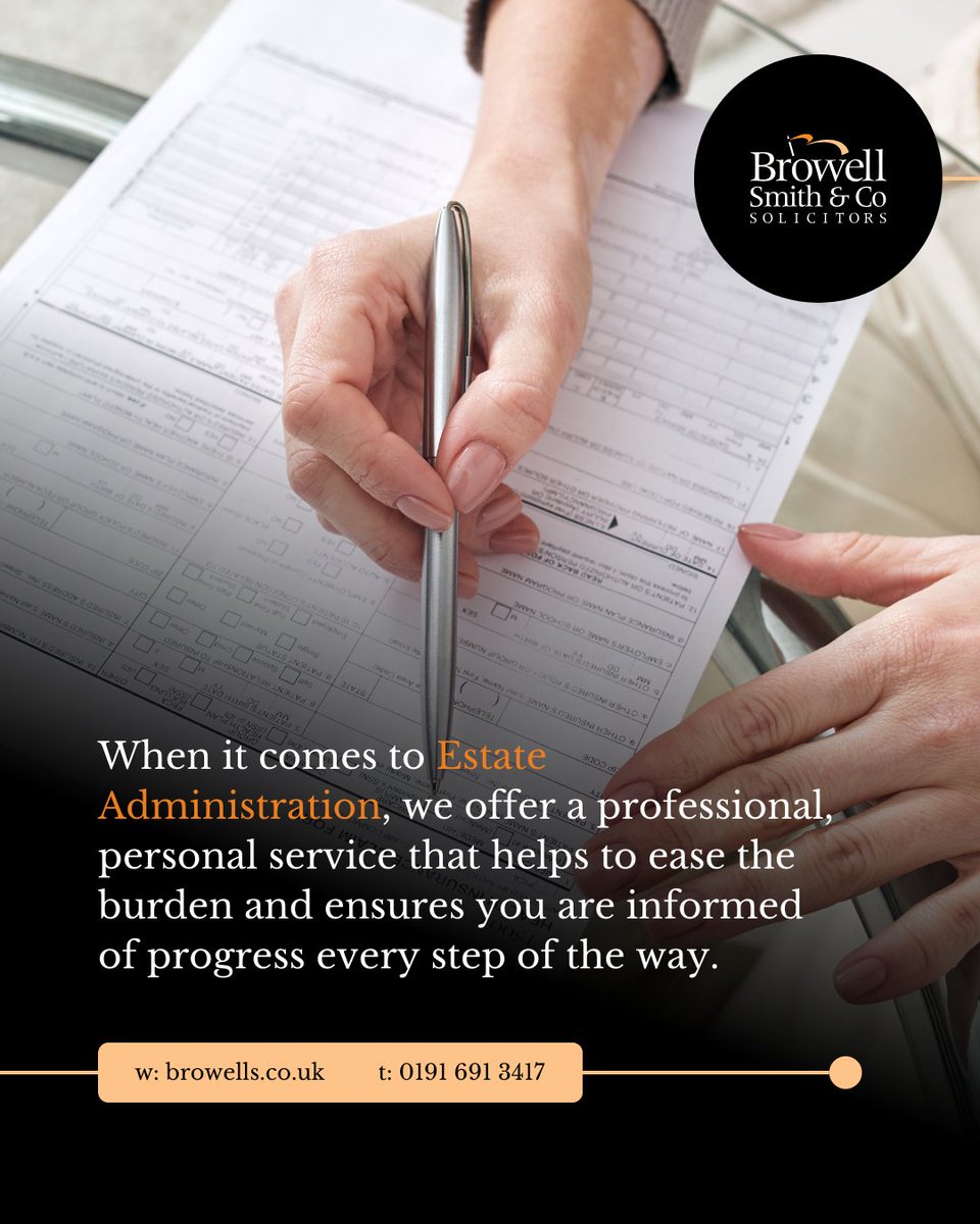 Estate administration can be complex, but at Browell Smith &amp; Co, our team of experts can help you through the process.

If you need support with Estate Administration, please get in touch with our professional and compassionate team: bit.ly/3qTECCD