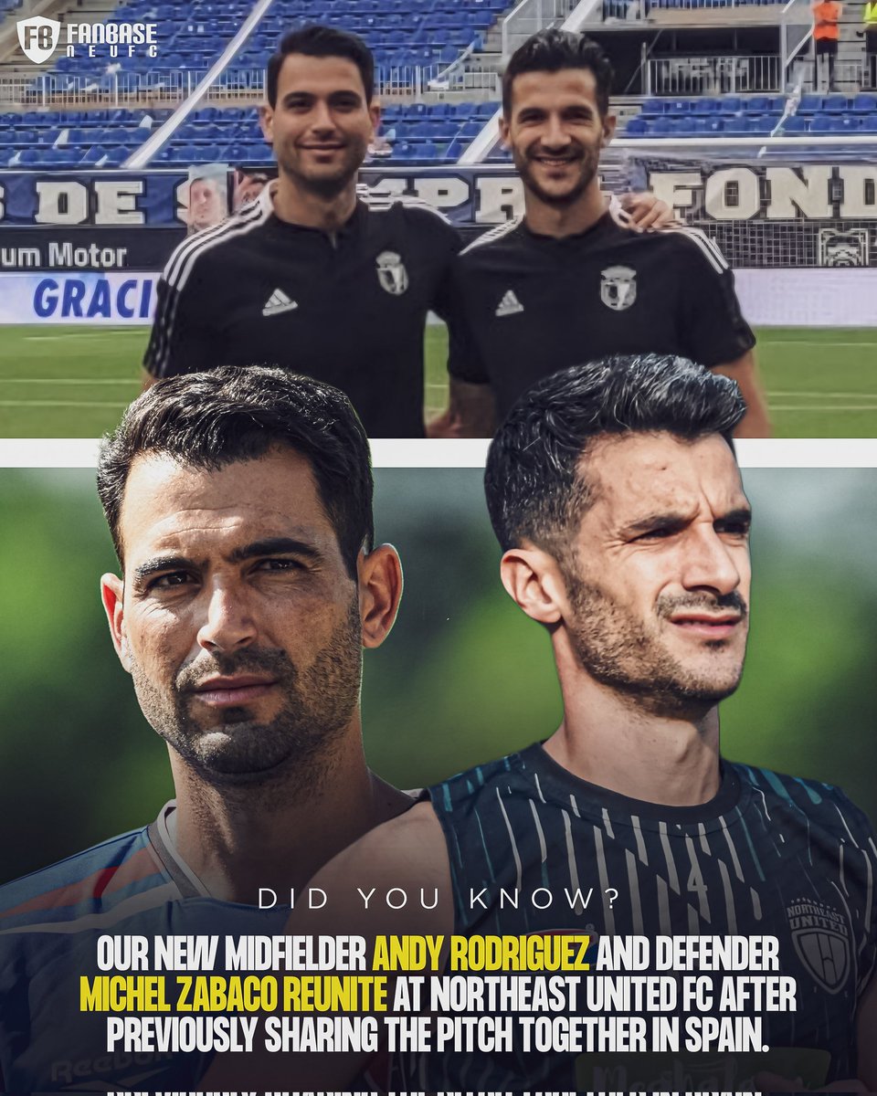 Time passes, but football REUNITE.

#NEUFC #ISL