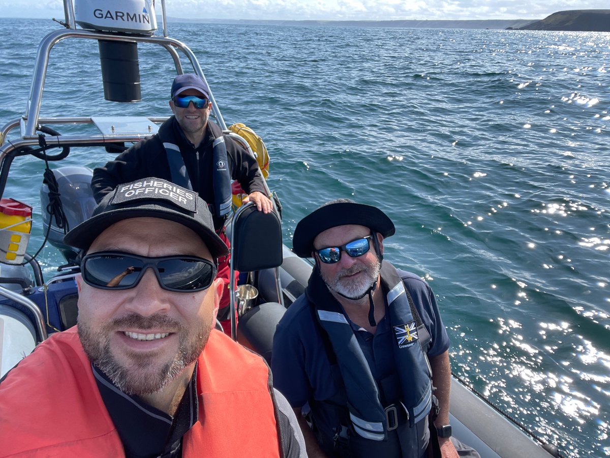 DCFishEA's tweet image. Joint Fisheries and Marine Monitoring patrol along the Cornish North coast.