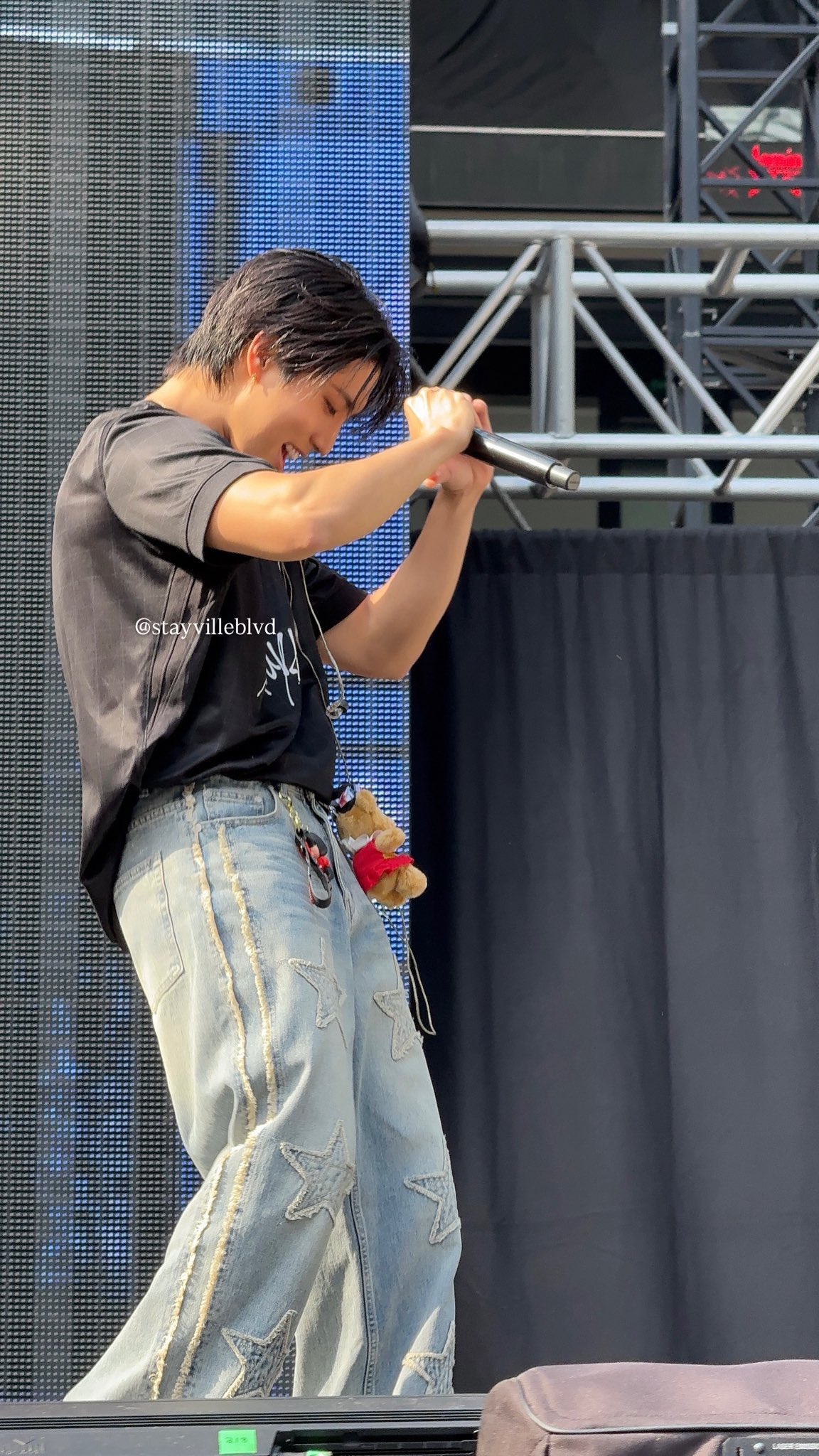 【WAIKEI】YK Applique Denim Pants Yellow Washing MUSINSA | WAI KEI YK Applique Denim Pants Yellow Wash Light Blue