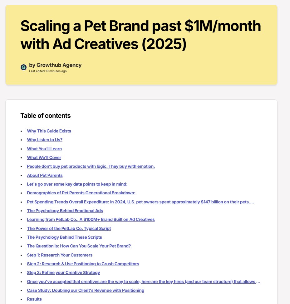lorenzo_pravata's tweet photo. I’ve generated over $20000000 for my pet brand clients.

All thanks to understanding the psychology of pet parents.

I've just put together a 22-page mini-guide breaking down how you can do the same.

(I should charge for this)

I break down:

✔ Winning Examples
✔ The PetLabCo script formula
✔ A roadmap you can follow to scale

Here's how to get it for free:

Like + comment "PET" and I'll send it over. (Must be following)

(Feel free to repost if you know someone who needs this)