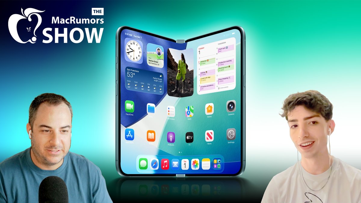 MacRumors.com (@macrumors) on Twitter photo The <a href="/MacRumorsShow/">The MacRumors Show 🎙️</a>: We're Finally Getting a Foldable iPhone macrumors.com/2025/07/18/the… The <a href="/MacRumorsShow/">The MacRumors Show 🎙️</a>: We're Finally Getting a Foldable iPhone macrumors.com/2025/07/18/the…