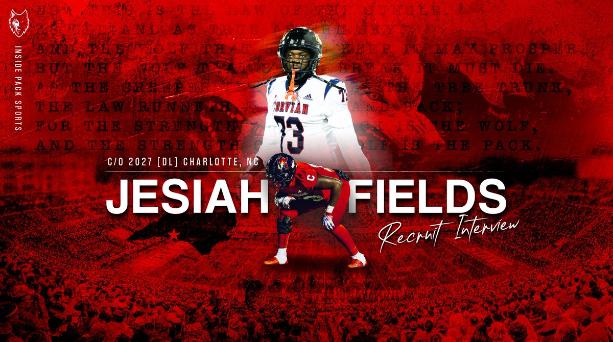 PJ Williams (@pjwilliamsips) on Twitter photo My interview with 2027 DL Jesiah Fields (<a href="/jesiahdfields/">Jesiah Fieldsโญ๏ธโญ๏ธโญ๏ธ</a>) is now live.
Fields earned an offer in June after a strong performance at camp.
"Finally being able to showcase my talent in front of the defensive line coach and the head coach was really something I was looking for. I My interview with 2027 DL Jesiah Fields (<a href="/jesiahdfields/">Jesiah Fieldsโญ๏ธโญ๏ธโญ๏ธ</a>) is now live.
Fields earned an offer in June after a strong performance at camp.
"Finally being able to showcase my talent in front of the defensive line coach and the head coach was really something I was looking for. I