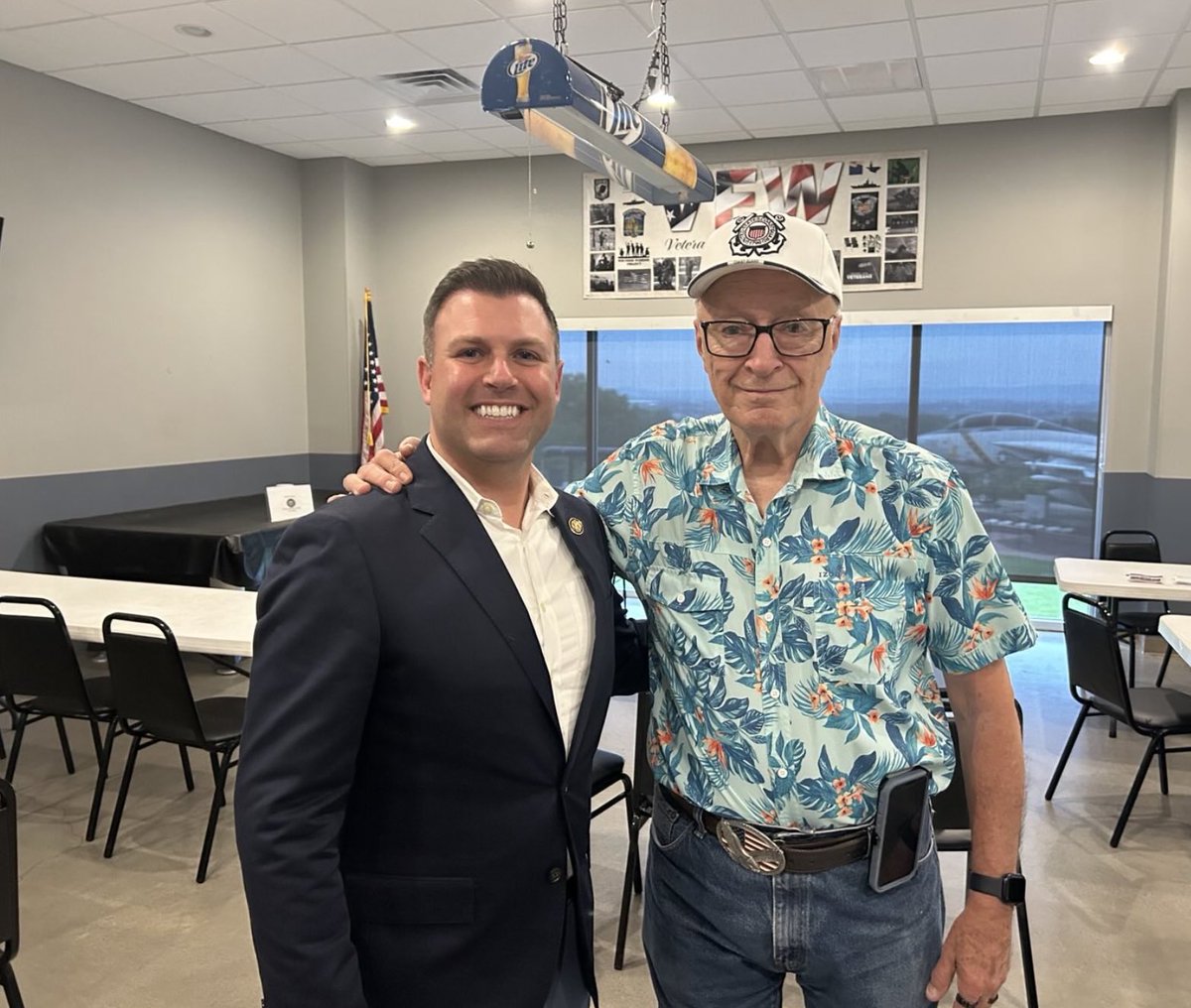 RepMackenzie's tweet image. I recently had the honor of visiting VFW Post 7293 — the Home of the Tomcat — to thank our local veterans for their service and continued leadership in the community. With nearly 40,000 veterans living in the Greater Lehigh Valley, posts like 7293 play a vital role in providing…