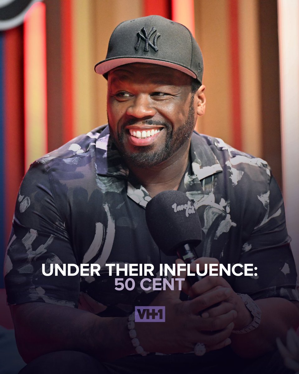 VH1's tweet image. A mixtape run that changed the game. A diamond-selling debut.
Now a TV empire and global brand.
Two decades in, his legacy’s cemented.
#50Cent #VH1 #UnderTheirInfluence