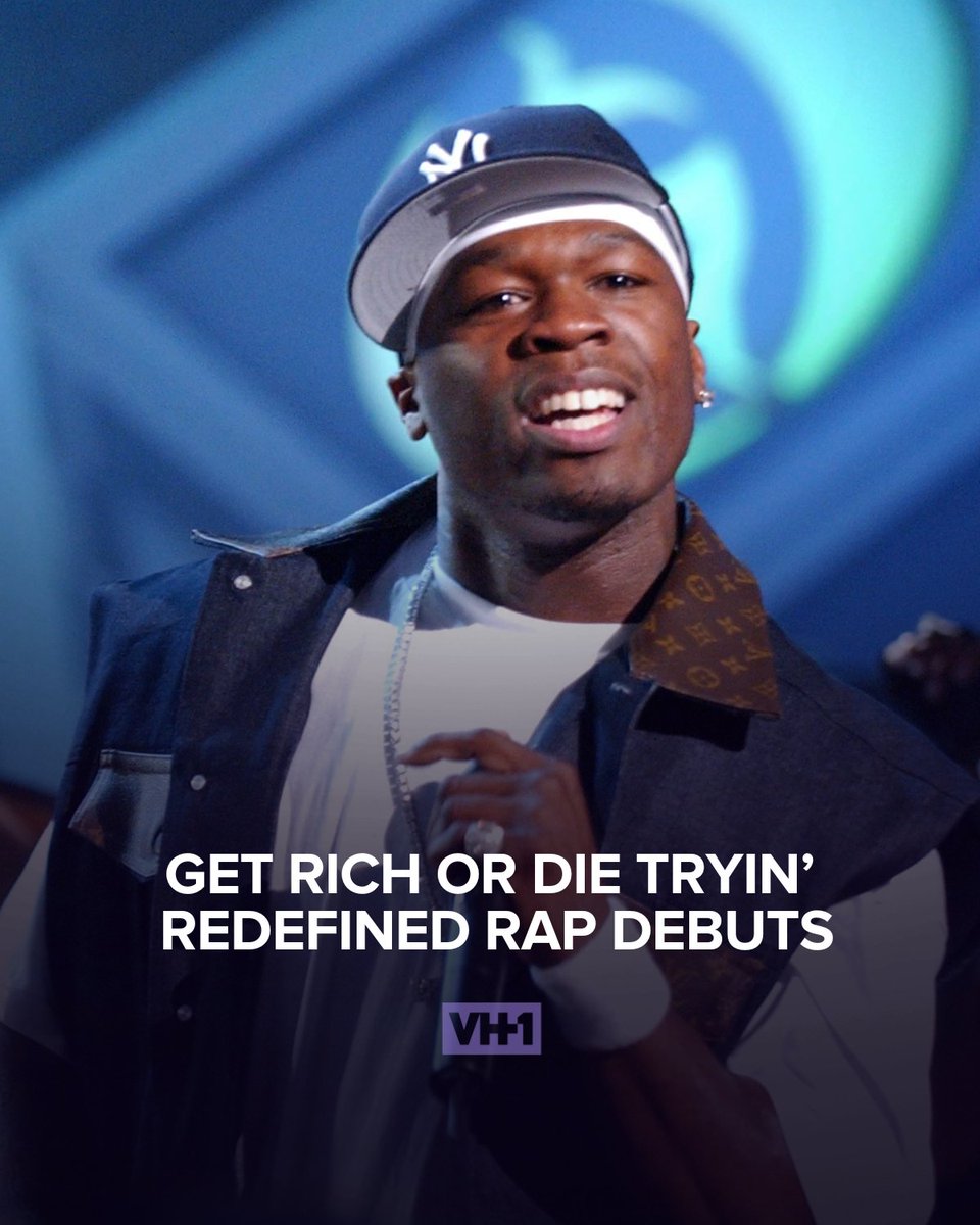VH1's tweet image. A mixtape run that changed the game. A diamond-selling debut.
Now a TV empire and global brand.
Two decades in, his legacy’s cemented.
#50Cent #VH1 #UnderTheirInfluence