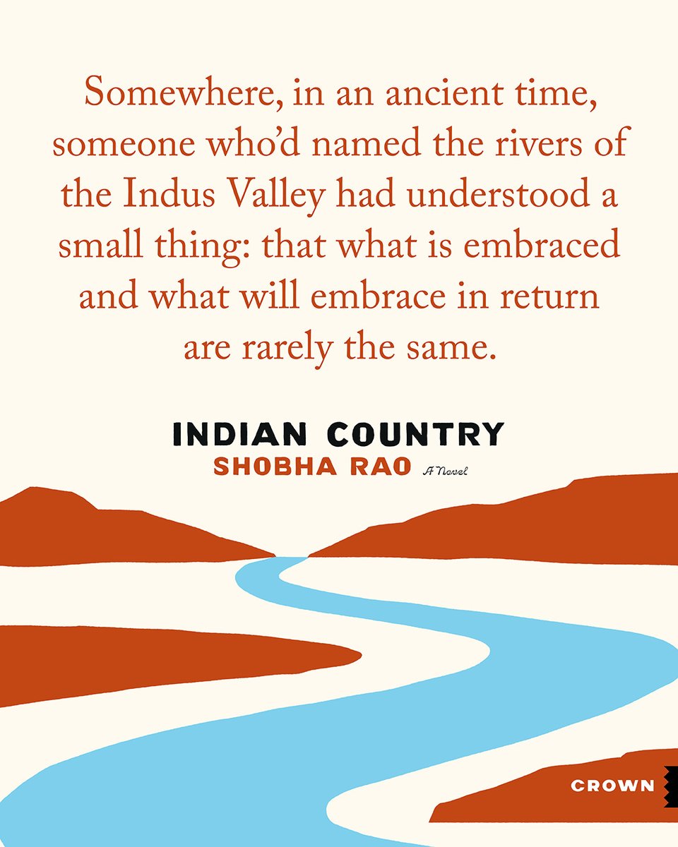 CrownPublishing's tweet image. "A lyrical and propulsive story that makes the most of its double-edged title." — Kirkus Reviews (starred review)
INDIAN COUNTRY is a fearless novel from award-winning author Shobha Rao, out on 8/5. Learn more at the link!
penguinrandomhouse.com/books/762892/i…