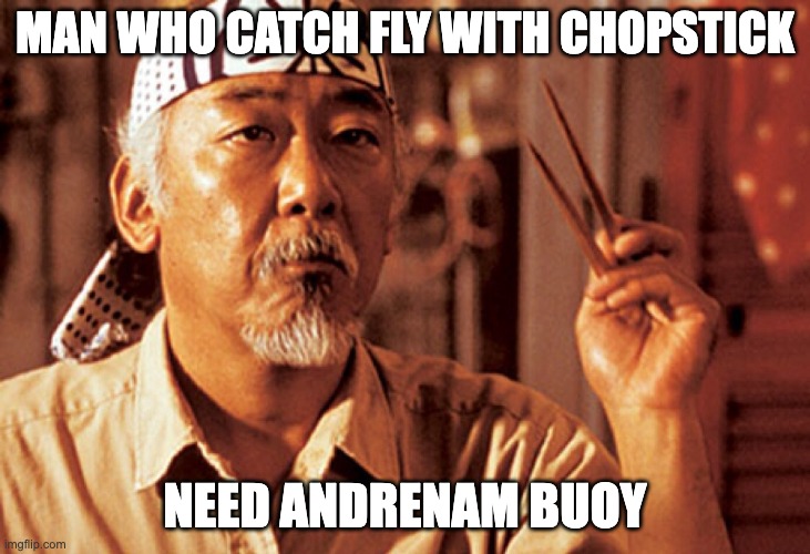 mateocernosek's tweet image. “Man who catch fly with chopstick, accomplish anything.”
Remember when Mr. Miyagi taught Daniel to catch flies with chopsticks?
The lesson wasn't about speed or reflexes.
It was about patience, positioning, and reading the entire environment.
Everyone's building faster boats,…