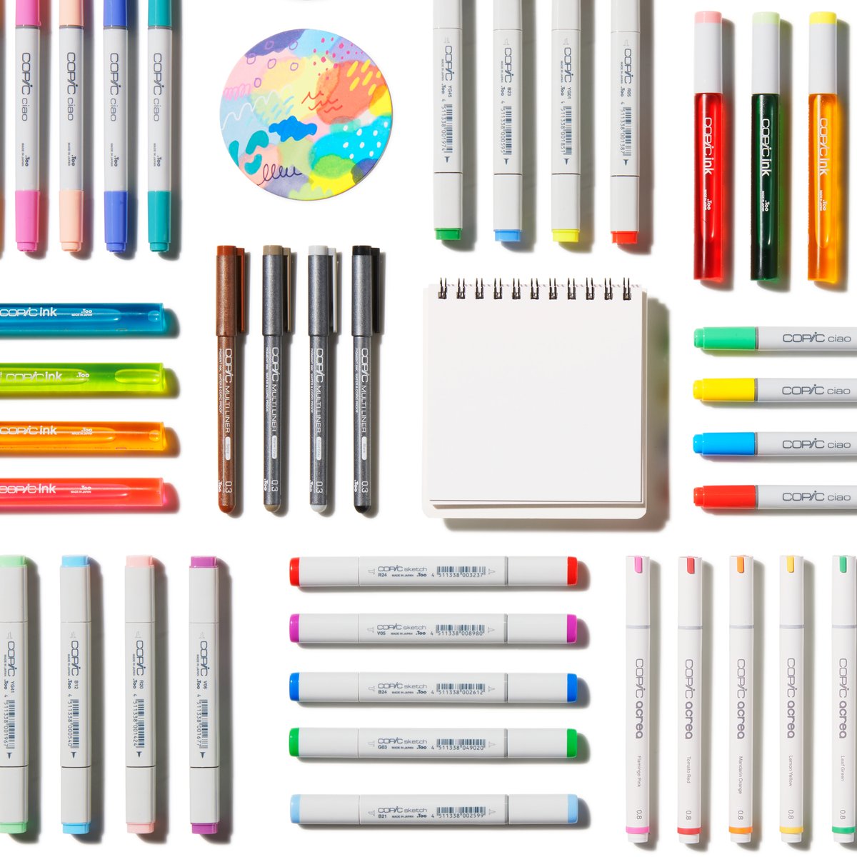 🌈🖊️ Copic Classic, Sketch, Ink, Ciao, acrea, Multiliners, and more—what are you pulling out of your art roll first?