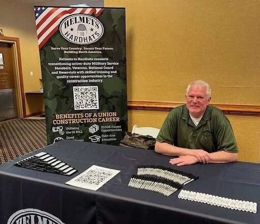 HelmetsHardhats's tweet image. #FlashbackFriday: Our East Central Rep Rob Schwartz had the pleasure of being a part of the 757 Career Summit.
Figuring out what's next as you transition into civilian life? Visit httos://helmetstohardhats.org to learn more about careers in the unionized construction trades.