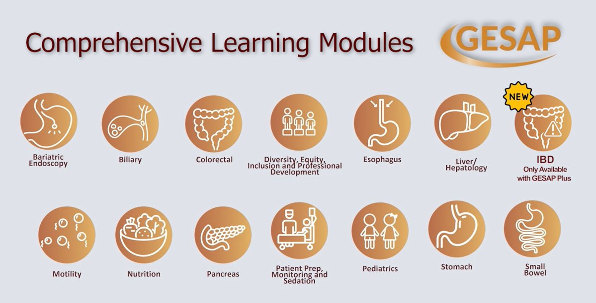 ASGEendoscopy's tweet image. Stay at the forefront of GI knowledge with ASGE’s #GESAP. Whether you&apos;re honing your skills, expanding clinical expertise or prepping for Boards, GESAP delivers smart, flexible learning for every stage of your GI journey. hubs.ly/Q03wRP710
#GITwitter