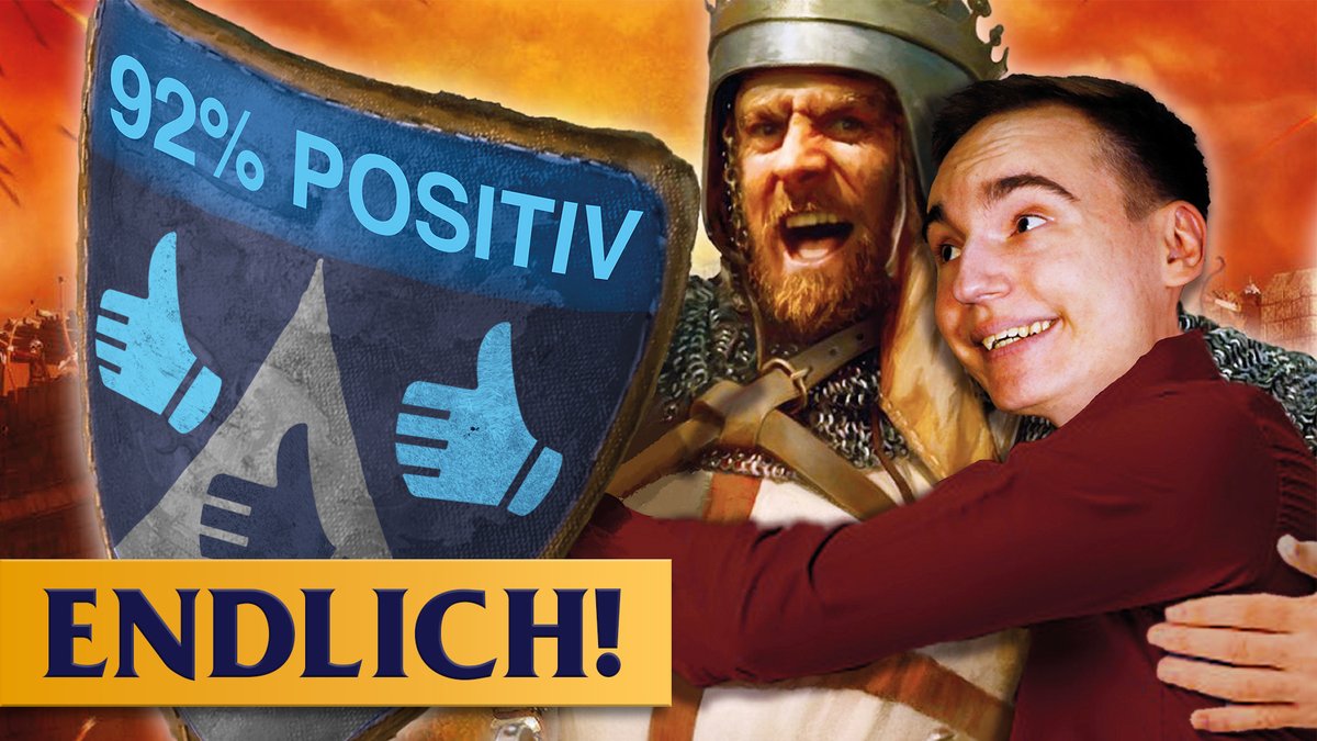 Meine Thumbnail-Künstlerin nimmt mich nicht 100% ernst, schwant mir. 

(sie tut absolut recht daran)

Aber hey, neues Video zu Stronghold! 
youtu.be/HI10M4o9WFs