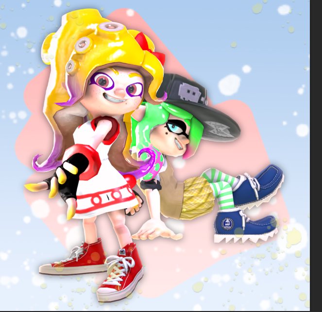 THEREALGENESIS8's tweet image. #Splatoon idk I still like this poster