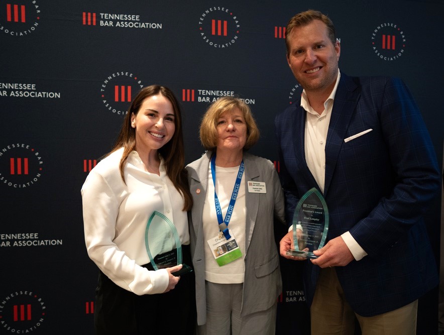 Adams & Reese (@adamsandreese) on Twitter photo Congratulations to Partners Brad Lampley <a href="/BALampley79/">Brad Lampley</a> & Ashley Harbin - recipients of the <a href="/TennesseeBar/">Tennessee Bar</a> President's Award for their advocacy work on indigent system reform. The work was a collaboration of #TBA, #AOC, <a href="/TNCourts/">Tennessee Courts</a>, <a href="/GovBillLee/">Gov. Bill Lee</a>, and others >> adamsandreese.com/newsroom/lampl⦠Congratulations to Partners Brad Lampley <a href="/BALampley79/">Brad Lampley</a> & Ashley Harbin - recipients of the <a href="/TennesseeBar/">Tennessee Bar</a> President's Award for their advocacy work on indigent system reform. The work was a collaboration of #TBA, #AOC, <a href="/TNCourts/">Tennessee Courts</a>, <a href="/GovBillLee/">Gov. Bill Lee</a>, and others >> adamsandreese.com/newsroom/lamplā¦