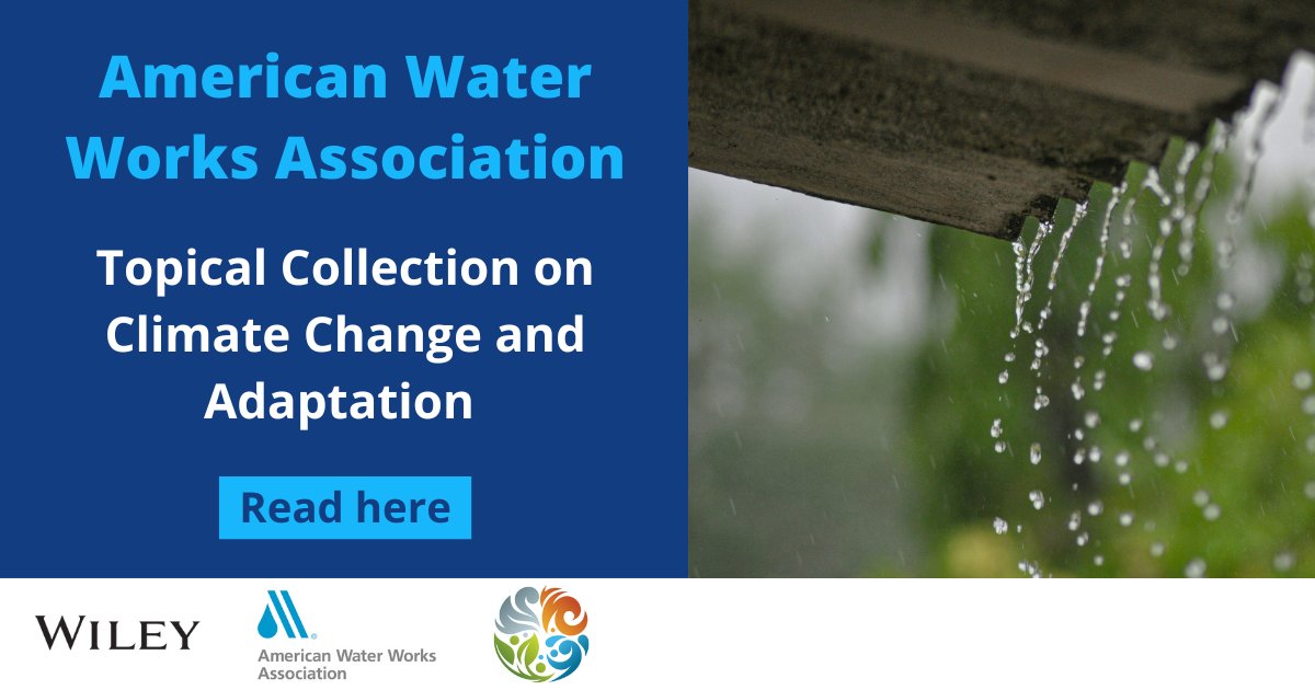 A climate change collection is now available on our website. The purpose of this topical collection is to capture the current state of research on how water systems can be affected by climate change and to assess adaptation and mitigation efforts. news.awwa.org/44yrPHj.