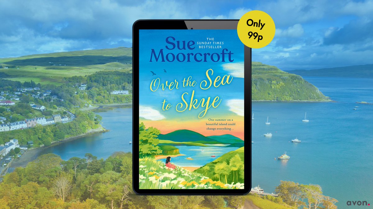 AvonBooksUK's tweet image. Looking for a heartwarming, escapist and romantic read?
Over the Sea to Skye is only 99p right now!
ow.ly/jy9s50Wr40z