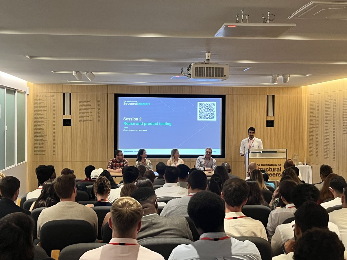 IStructE's tweet image. A great attendance for today&apos;s Young Engineers Conference at IStructE HQ, with leading professionals giving sessions covering a variety of topics from across the industry 🌟

#IStructE #StructuralEngineering #SustainableEngineering