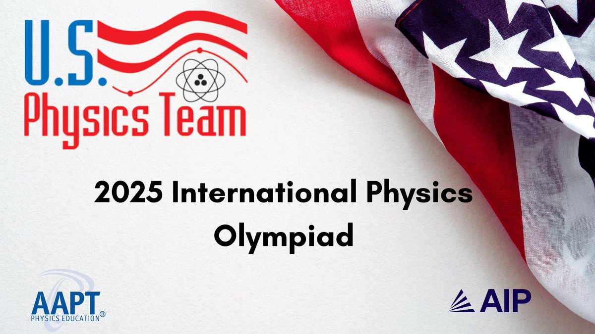AAPTHQ's tweet image. The 2025 International Physics Olympiad is underway. Go Team USA, and thank you to everyone who has supported the U.S. Physics Team! Learn more: ow.ly/bnSB50WrUa2
You can become a supporter of the U.S. Physics Team at ow.ly/qpkF50WrUa1 #usphysicsteam2025