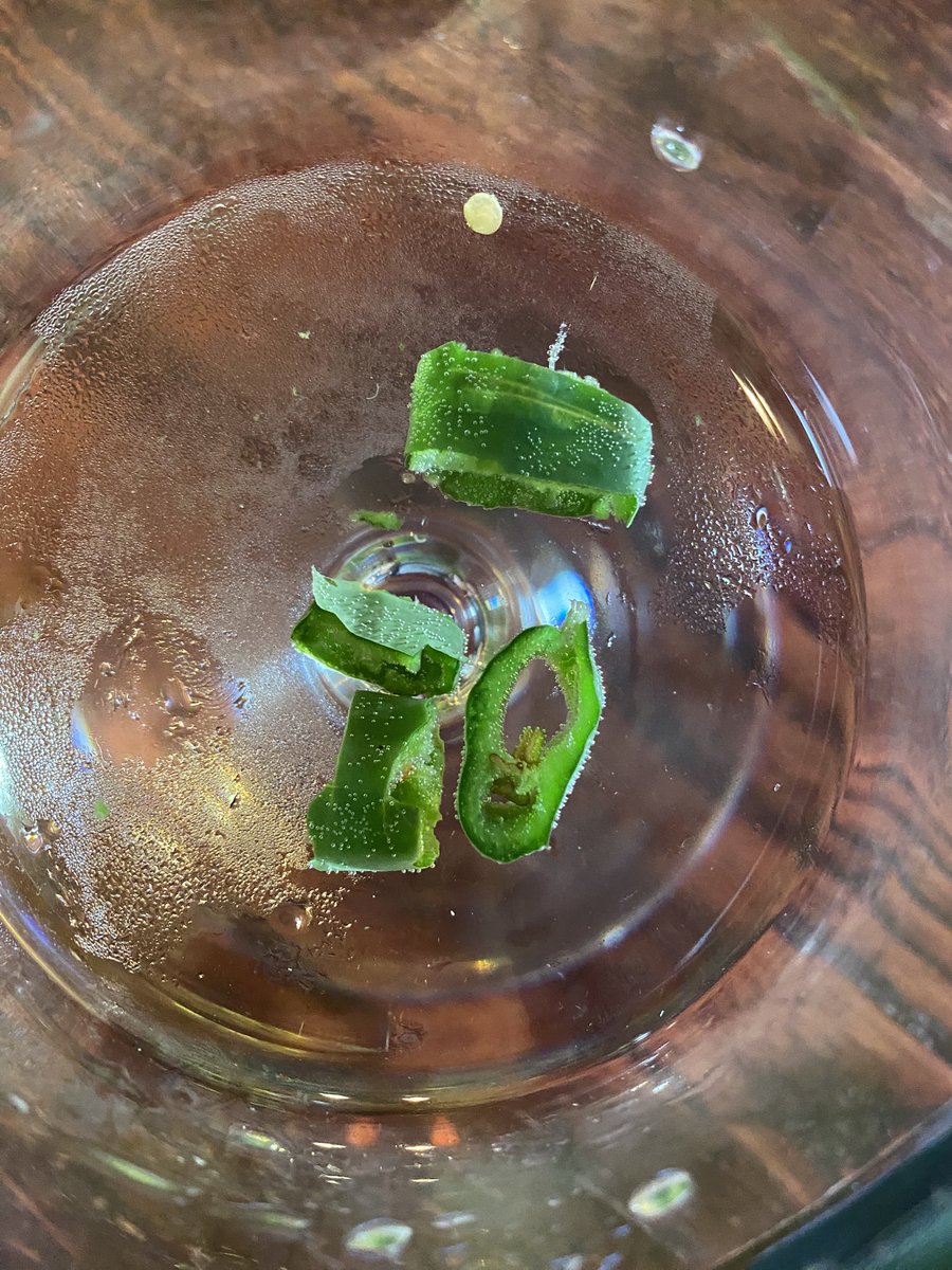 Finally made it to <a href="/OriginalRosslyn/">The Original Rosslyn</a> today, and had a chilled white wine with jalapeño peppers … delicious <a href="/RichCmiHarris/">Rich Harris</a>