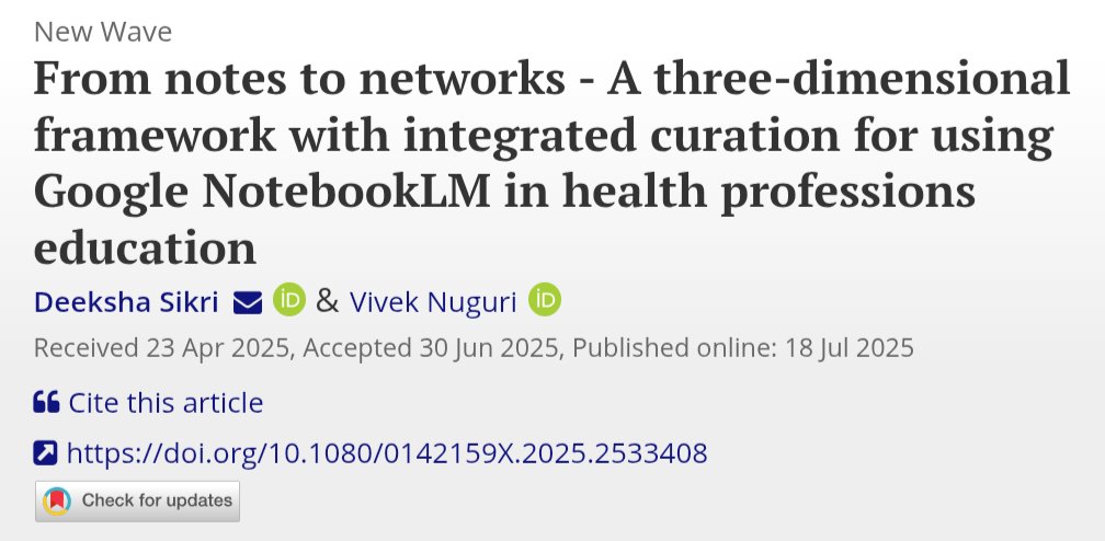 pathodoodles's tweet photo. Excited to share my recent publication on the potential of AI in content creation- 3C model - "Create - Convert - Collaborate," with the integration of "Curation" into the process.
#MedEd #AI #HealthProfessions #Education #innovation
https://t.co/51mSWG7R3j https://t.co/0WDOh38j9r
