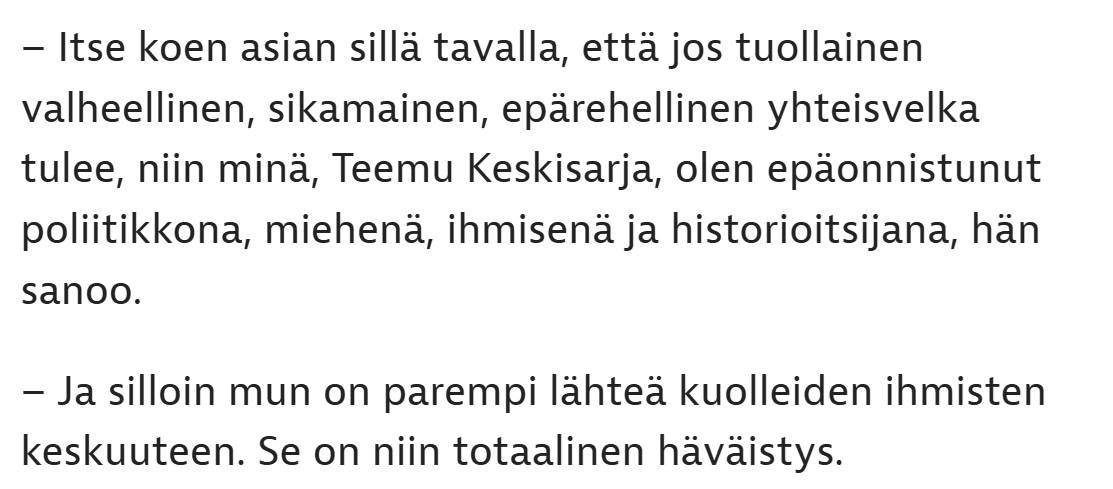 jojalonen's tweet image. Elämme marttyyrien aikaa.