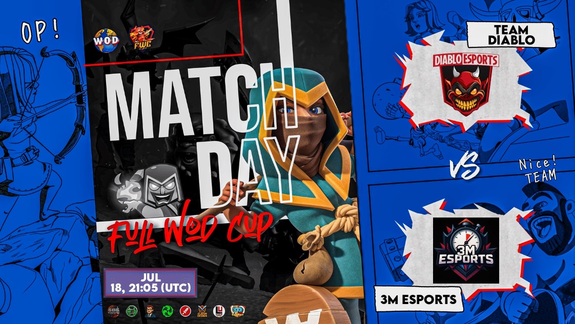 Battle Day!!!

Good Luck in today's match! <a href="/TeamDiabloFire/">Team Diablo</a> 
Today's match is being streamed by <a href="/HuslaDj/">DjHusla</a> 
twitch.tv/djhusla

<a href="/Winordie_wod/">Win Or Die</a>