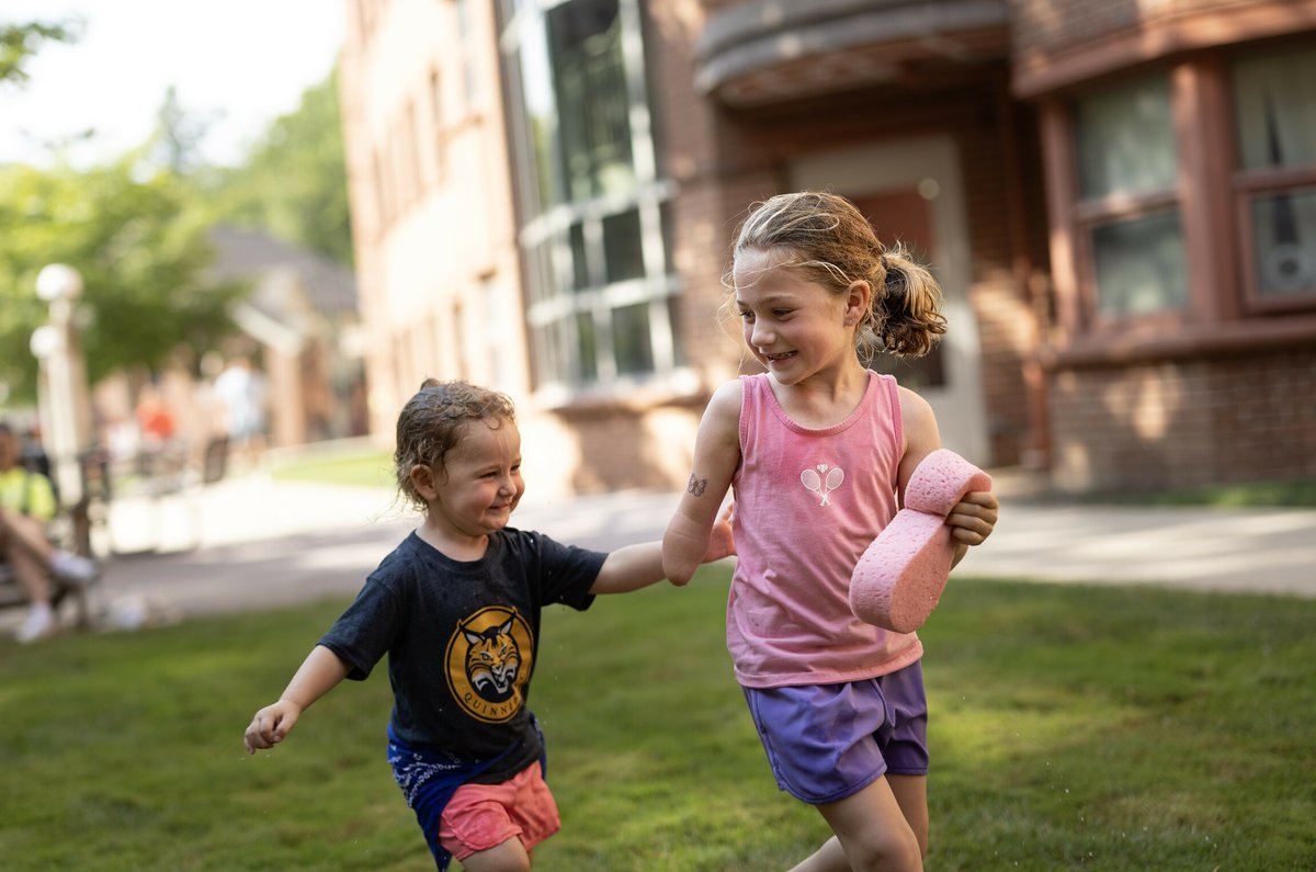 QuinnipiacU's tweet image. Guided by our OT and PT students and faculty, the 10th year of Camp No Limits at Quinnipiac was filled with resources, celebration and community for youth with limb loss or limb differences and their families: go.qu.edu/NoLimits25