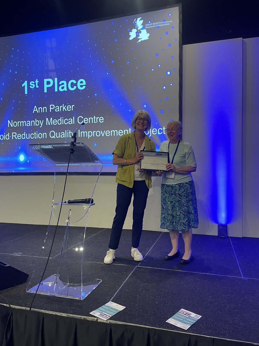 Great North Pharmacy Research Collaborative (@gtnorthpharmres) on Twitter photo Congratulations to Ann Parker from Normandy Medical Centre for winning Best QI Poster in Tackling Overprescribing in Primary Care, sponsored by <a href="/HI_NENC/">Health Innovation NENC</a>, for her project ‘Gabapentinoid Reduction Quality Improvement Project’ 🎉 Congratulations to Ann Parker from Normandy Medical Centre for winning Best QI Poster in Tackling Overprescribing in Primary Care, sponsored by <a href="/HI_NENC/">Health Innovation NENC</a>, for her project ‘Gabapentinoid Reduction Quality Improvement Project’ 🎉