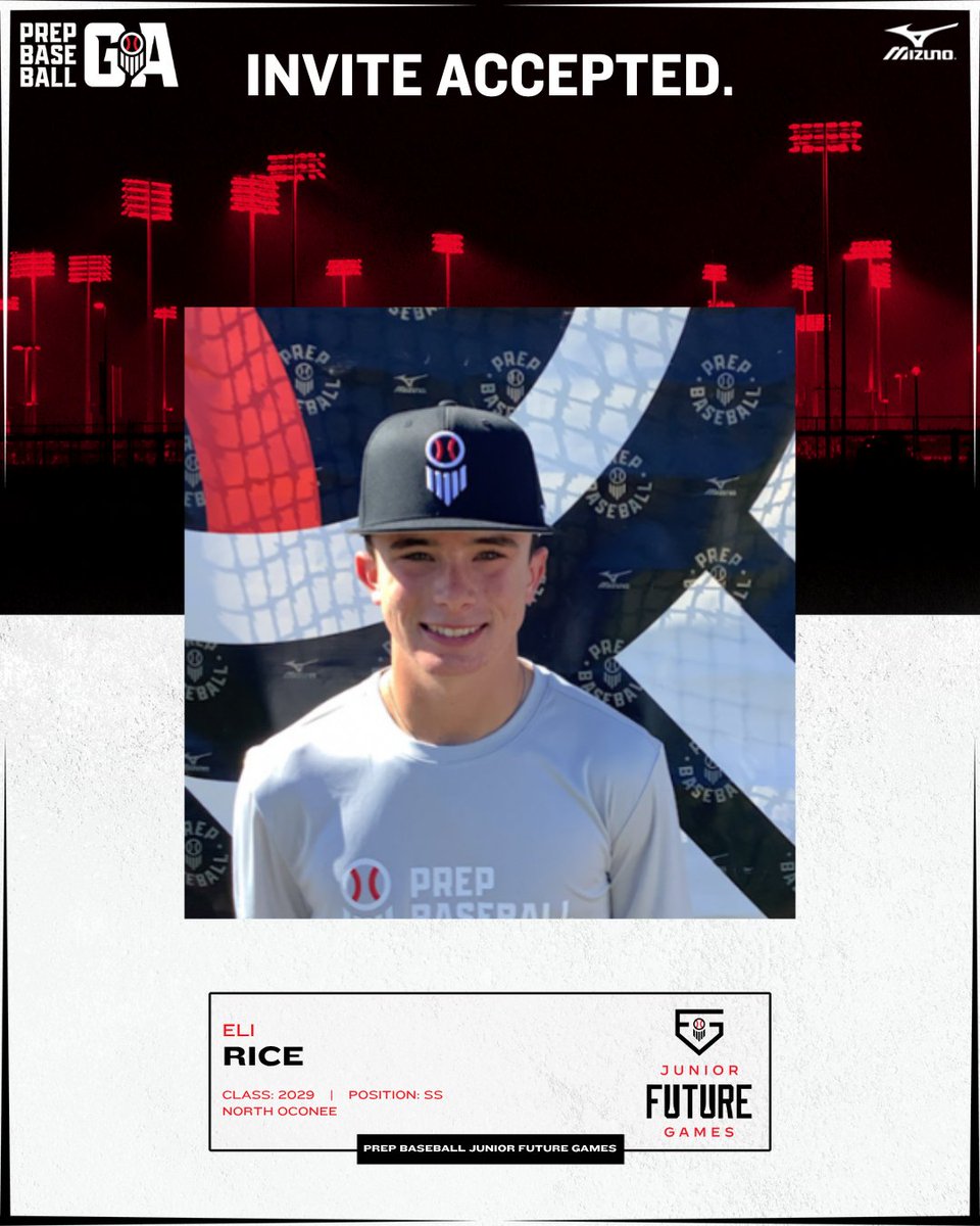 Prep Baseball Georgia (@prepbaseballga) on Twitter photo โผ๏ธ๐๐๐๐๐๐๐ ๐๐ ๐๐๐ ๐๐๐๐ โผ๏ธ
๐๐๐๐ ๐๐ฎ๐ง๐ข๐จ๐ซ ๐
๐ฎ๐ญ๐ฎ๐ซ๐ ๐๐๐ฆ๐๐ฌ โญ
The following players are locked in to represent the ๐ state at #PBJFG25.
+ '29 C/RHP Grayson Albert
+ '29 C Bentley Haines
+ '29 SS Nolan Idol
+ '29 SS Eli Rice โผ๏ธ๐๐๐๐๐๐๐ ๐๐ ๐๐๐ ๐๐๐๐ โผ๏ธ
๐๐๐๐ ๐๐ฎ๐ง๐ข๐จ๐ซ ๐
๐ฎ๐ญ๐ฎ๐ซ๐ ๐๐๐ฆ๐๐ฌ โญ
The following players are locked in to represent the ๐ state at #PBJFG25.
+ '29 C/RHP Grayson Albert
+ '29 C Bentley Haines
+ '29 SS Nolan Idol
+ '29 SS Eli Rice