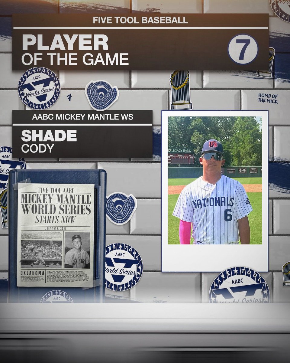 #MantleWS F: <a href="/natssouthplains/">US Nationals South Plains</a> 2027 9, Wow Factor Ft Worth 2027 7
PoG: <a href="/shadecody08/">Shade Cody</a> 1-2, HR, RBI, 2R, BB