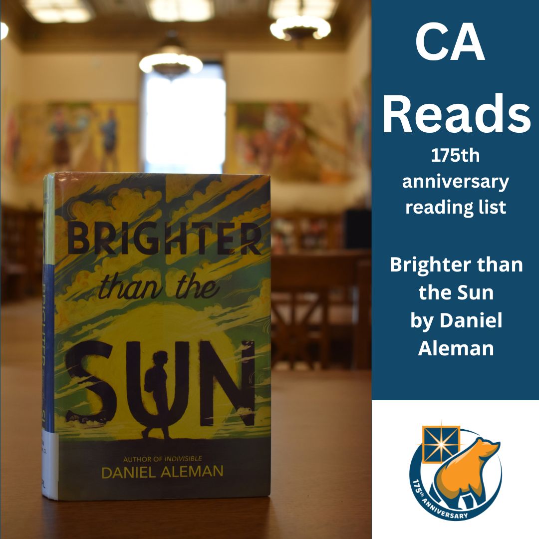 CAStateLibrary's tweet image. California’s 175th Anniversary of statehood is on Sept. 9 and we’re highlighting books from our curated reading list, counting down to that special day. Take a look at the list and other CA stories here: celebratecalifornia.library.ca.gov
#Cal175 #CaReads175