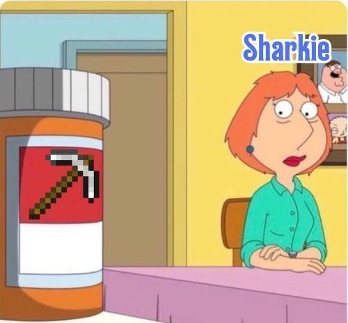 justmysharkie's tweet image. Day #287 the Minecraft addiction hasn&apos;t ended and has gotten worse. Please do not send help as I&apos;m picking flowers in the field.
