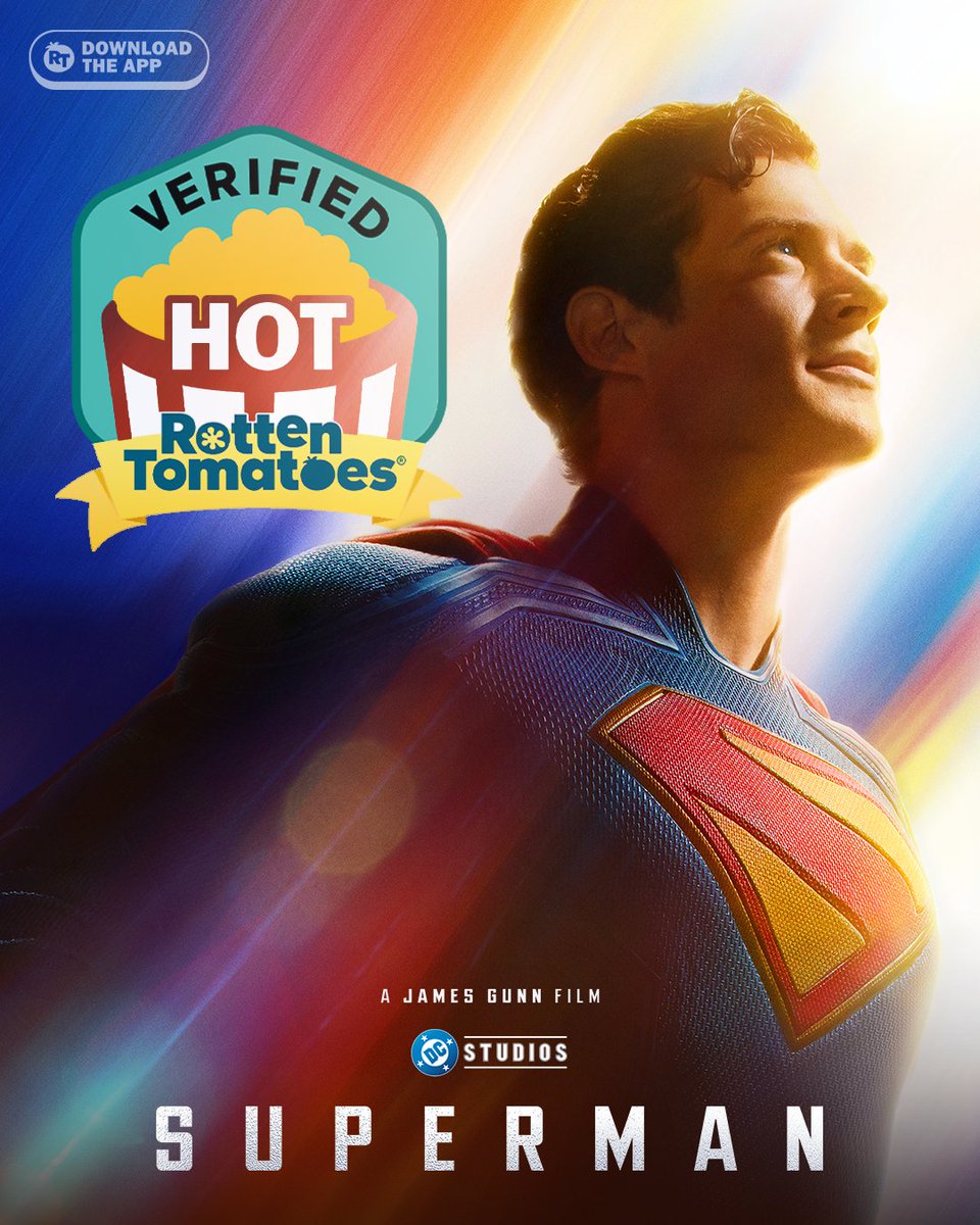 WarnerBrosUK's tweet image. Coming in HOT! 

Repost if you're seeing #Superman this weekend 🔥