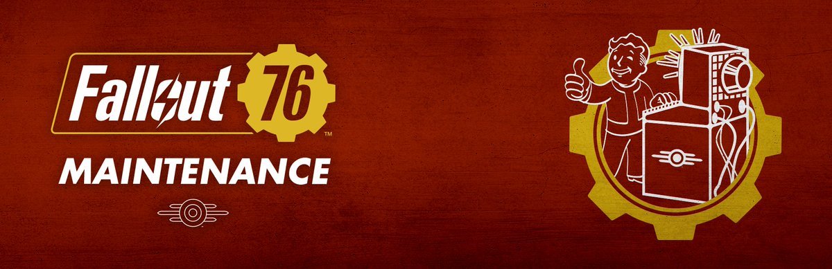 BethesdaSupport's tweet image. ℹ️ On Tuesday, July 22 at 10am ET/9am CT, @Fallout 76 is being brought offline on all platforms to apply an update.
Keep an eye on this account for server status updates.