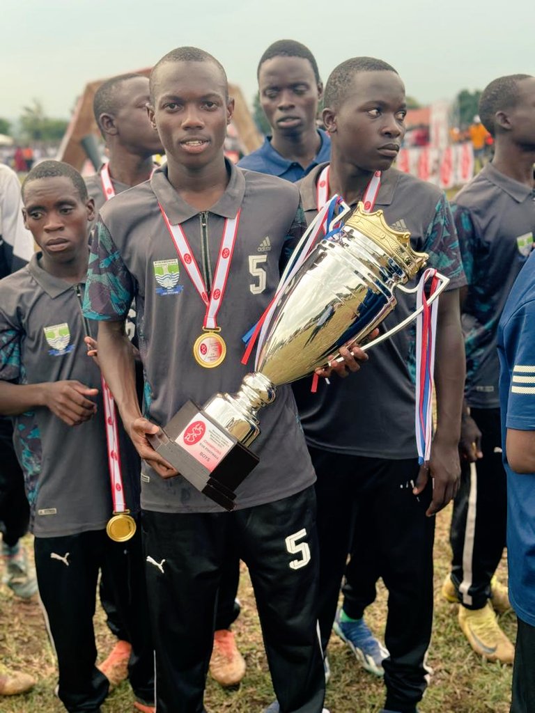 We congratulate Kyadondo SS, Matugga <a href="/Kyadondoss/">Kyaddondo secondary School Matugga</a>, our school of excellence upon emerging as winners of the U16 boys football category at the <a href="/USSSAOnline/">Uganda Secondary Schools Sports Association</a> Ball Games II hosted in Tororo.
We are proud to associate 😊 🏆 

#USSSABallGamesII2025