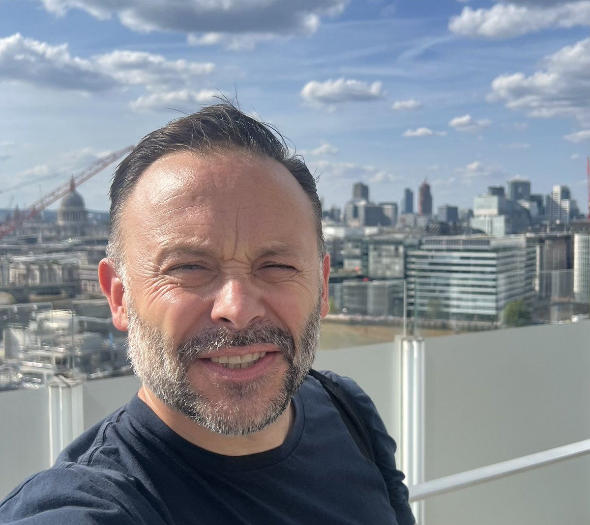 GeoffNorcott's tweet image. As well as prepping for my @TimesRadio show from 7pm….i also spent ages trying to make it look like a crane is working on my Barnet.