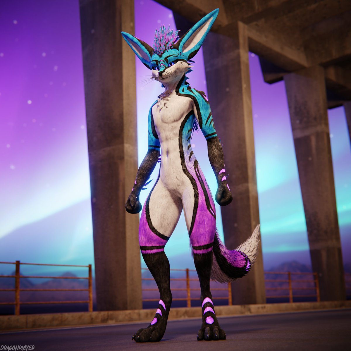 Matching my colors to the sky :3

#rexouium #blender