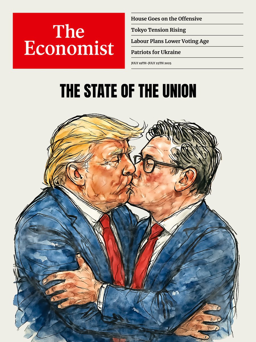 geekboyireland's tweet image. THE STATE OF THE UNION 🇺🇲🇬🇧
Concept cover design for @theeconomist How about it? 🤔
