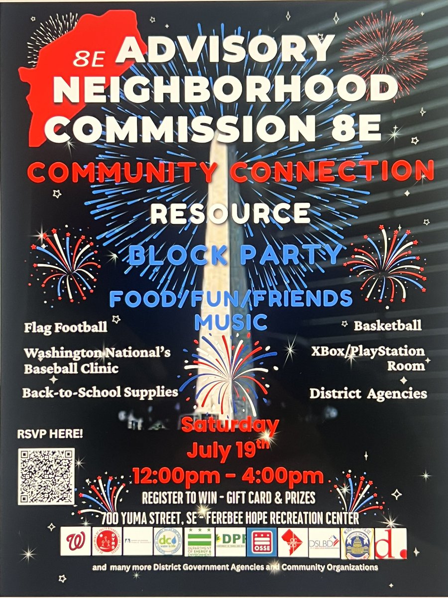 KellyMikelDC's tweet image. ANC 8E Hosts its 3rd Annual Community Connection Day w/over 20 Govt agencies/Community Orgs. Jobs/Info/Resources at Ferebee Hope Rec. Agency Directors on tap to speak. Don’t miss it Sat. 7/19 @nbcwashington @fox5dc @abc7gmw @wusa9 @DCist @WashInformer