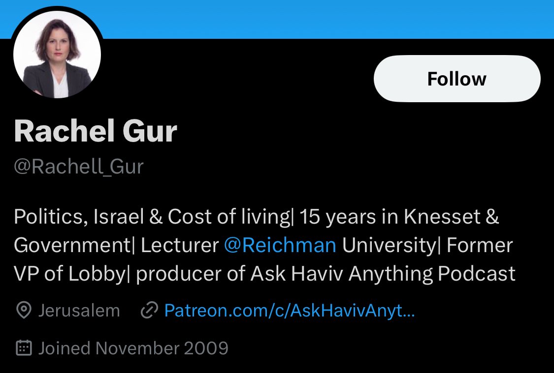 Friends, please report account <a href="/Rachell_Gur/">Rachel Gur</a>, which is impersonating my wife and actively reaching out to people who know us. The impersonator blocked her, so she can’t make a first-person report to <a href="/X/">X</a>, which seems like a flaw in the system.