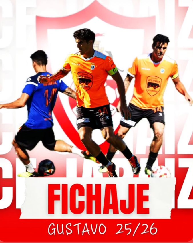 #ExJugadoresCLM

🗣️ Gustavo, ex jugador del <a href="/cdcazalegaseb/">CD Cazalegas Élite Ebora Formación</a> es nuevo jugador del <a href="/cfjaraiz/">Club de Fútbol Jaraíz.</a> extremeño 

CD Cazalegas ➡️ CF Jaraíz