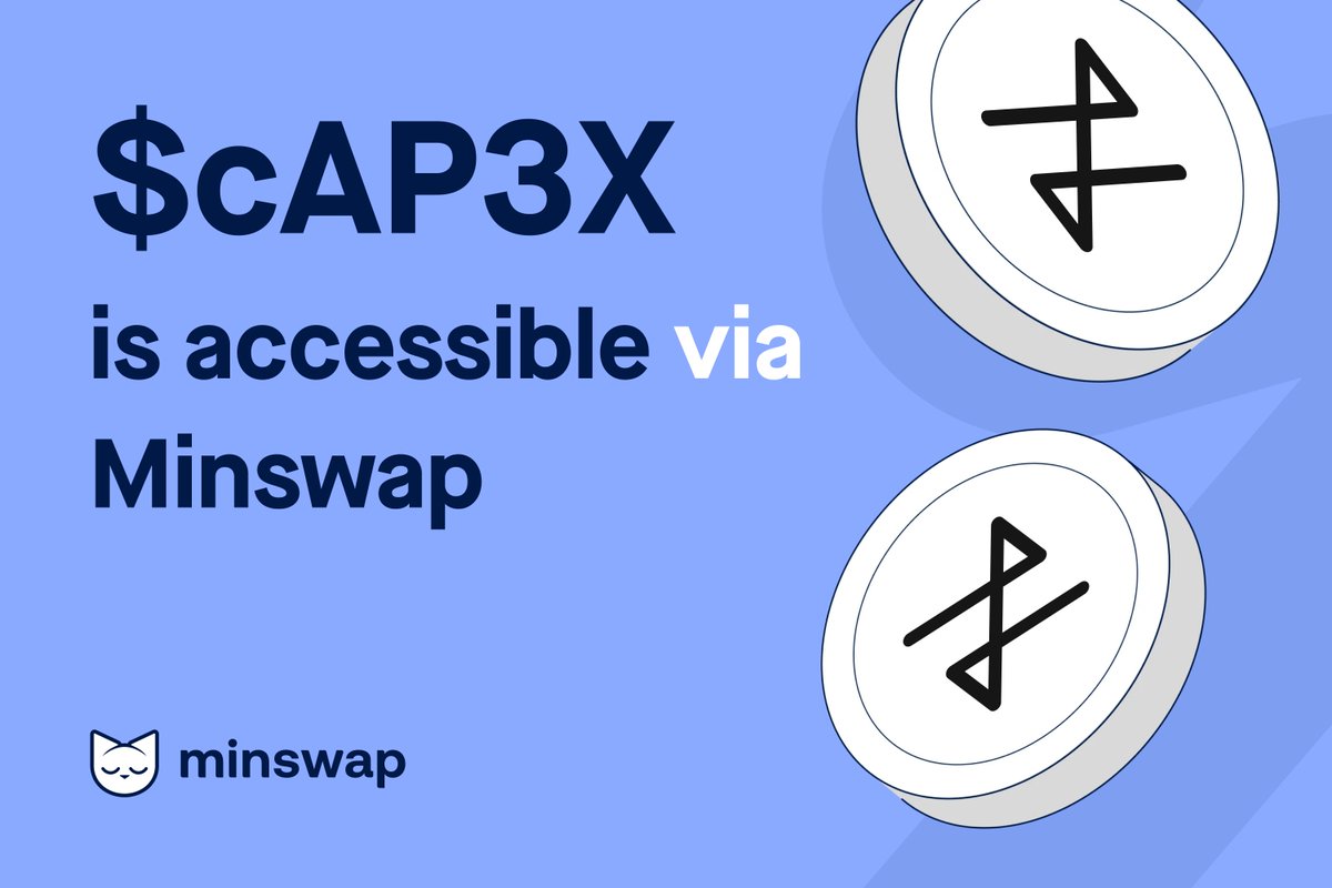 Minswap Labs (@minswapdex) on Twitter photo AP3X, the native token of <a href="/ApexFusion/">Apex Fusion</a> is now on Minswap!
The wrapped version available enables users to gain exposure to Apex's developing ecosystem, which will soon serve as a chain between UTXO and EVM ecosystems.
An LP Farm is also live on Minswap with over 500% APR! 🔥 AP3X, the native token of <a href="/ApexFusion/">Apex Fusion</a> is now on Minswap!
The wrapped version available enables users to gain exposure to Apex's developing ecosystem, which will soon serve as a chain between UTXO and EVM ecosystems.
An LP Farm is also live on Minswap with over 500% APR! 🔥