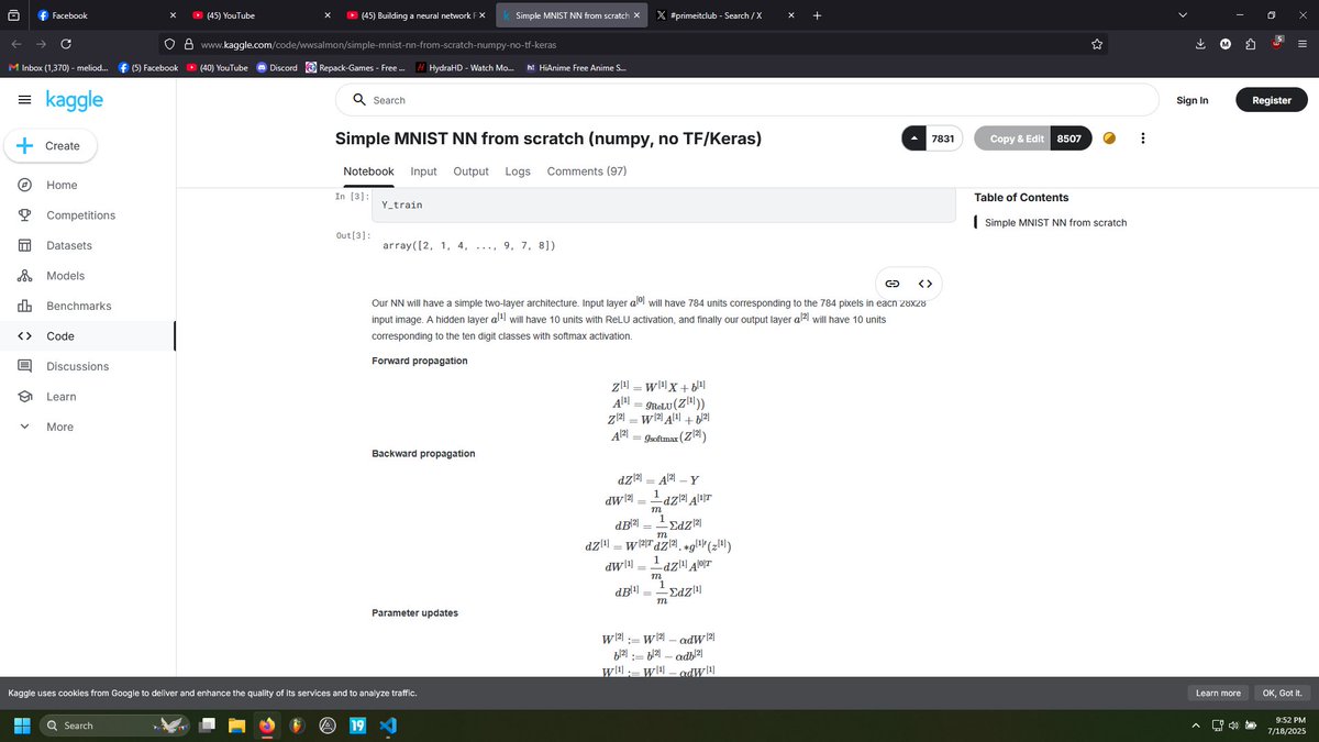 aussiuem's tweet photo. Day 2 of 30 days challange
furthered python and theory of Neural Networks
#pitc30days #primeitclub #pitc_python_AI #learningwithpitc https://t.co/XtMbQ5gYsr
