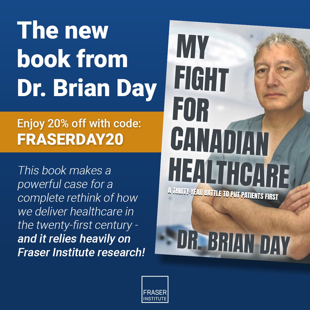 FraserInstitute's tweet image. The Fraser Institute played a significant role in getting this important book published – from inception through to editing and review, and ultimately to its final format.
Get your copy today – and save 20% by using the code FRASERDAY20 – here: sutherlandhousebooks.com/product/my-fig…